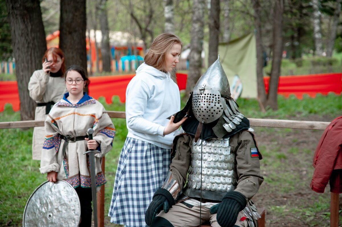 В Твери прошел молодежный фестиваль исторического моделирования «Копье святого Георгия