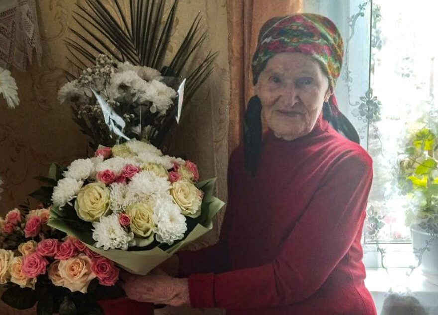 100 лет исполнилось труженице тыла Антонине Румянцевой