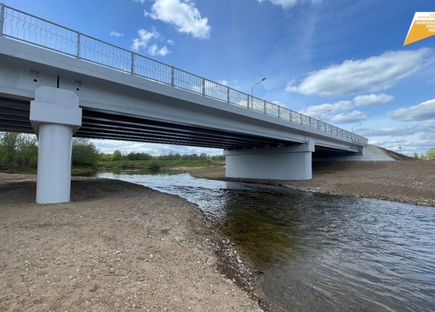 В Тверской области отремонтировали мост через Тьму