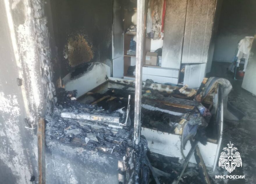 В Твери в пожаре сгорела квартира