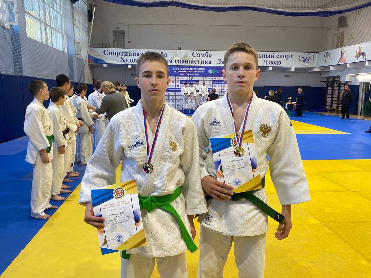 Тверские борцы поднялись на питерский олимп