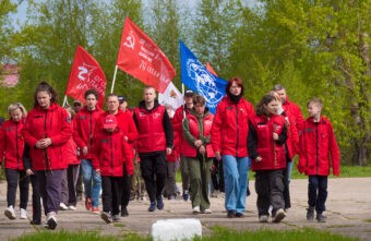 В Тверскую область доставили частицу Вечного огня с Поклонной горы в Москве