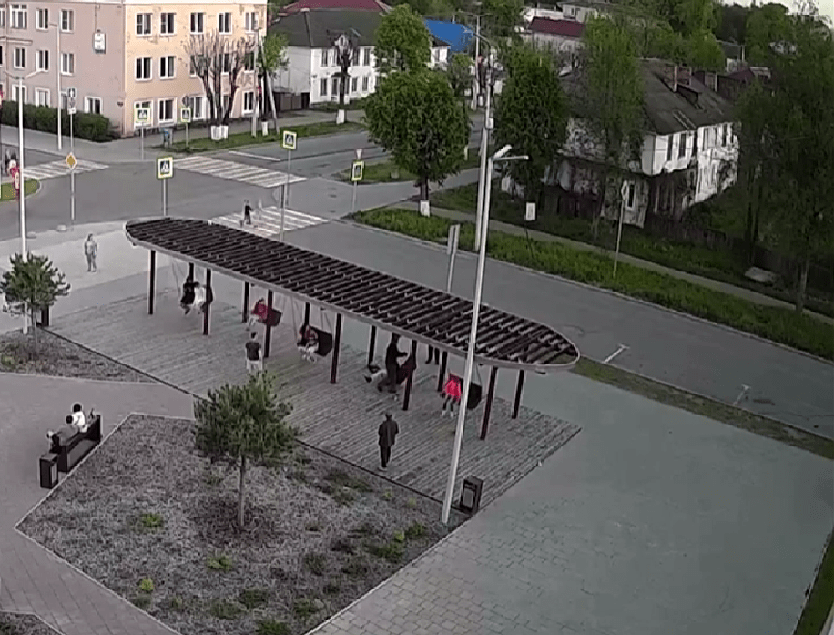 Жители Тверской области решили проверить качели на прочность