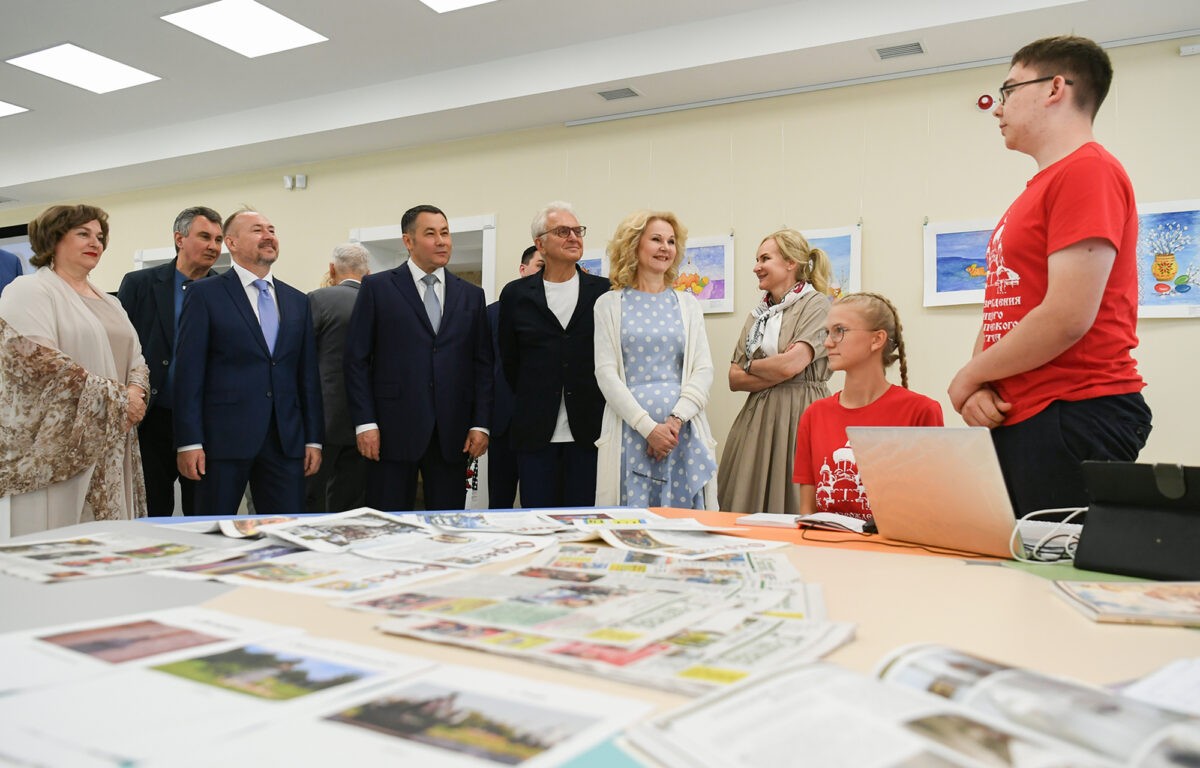 В Старице Тверской области открыли памятник великому русскому поэту Александру Пушкину