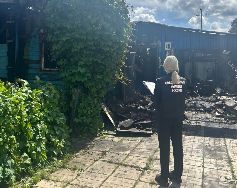 Тело пожилого мужчины нашли во время тушения пожара под Тверью