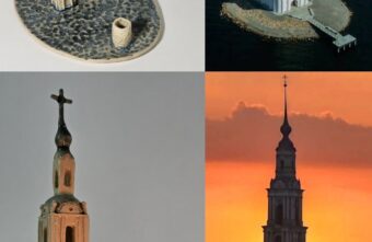 У калязинской колокольни в Тверской области появилась копия