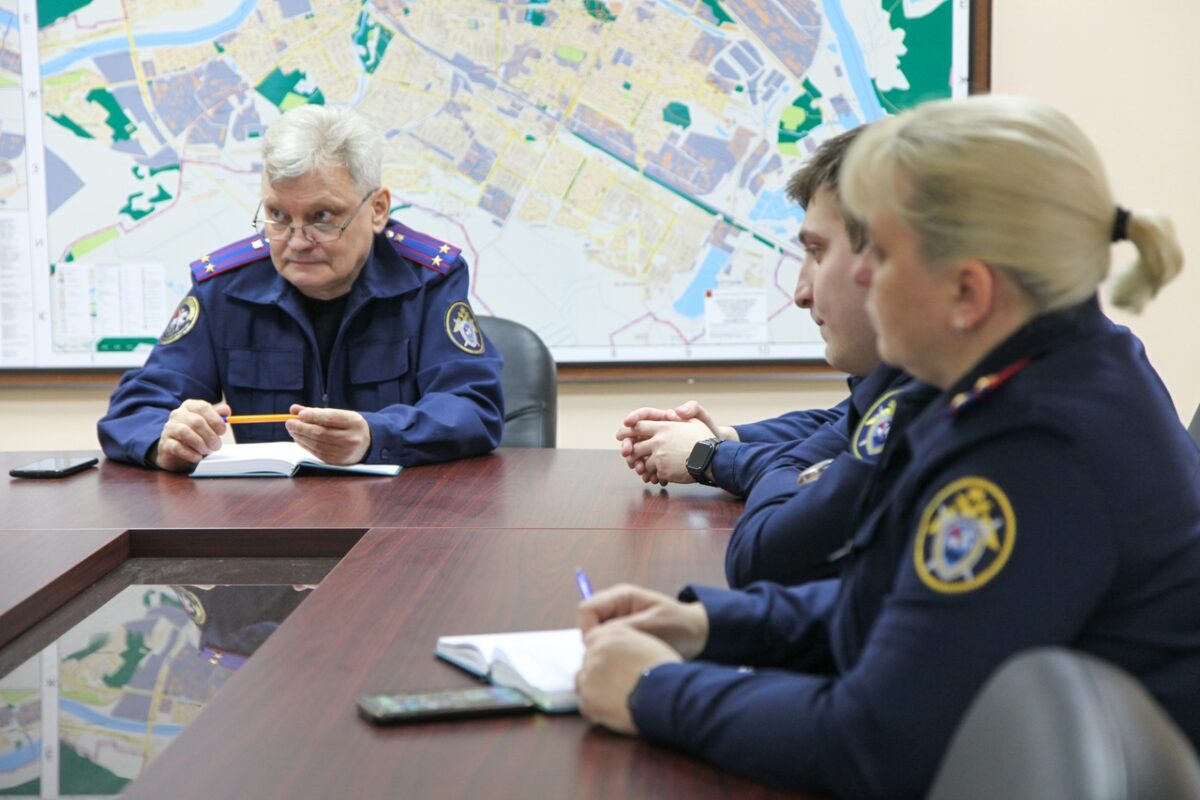 Состоялось совещание представителей следственного управления Следственного комитета и областной общественной организации по научно-исторической и военно-патриотической работе с молодежью