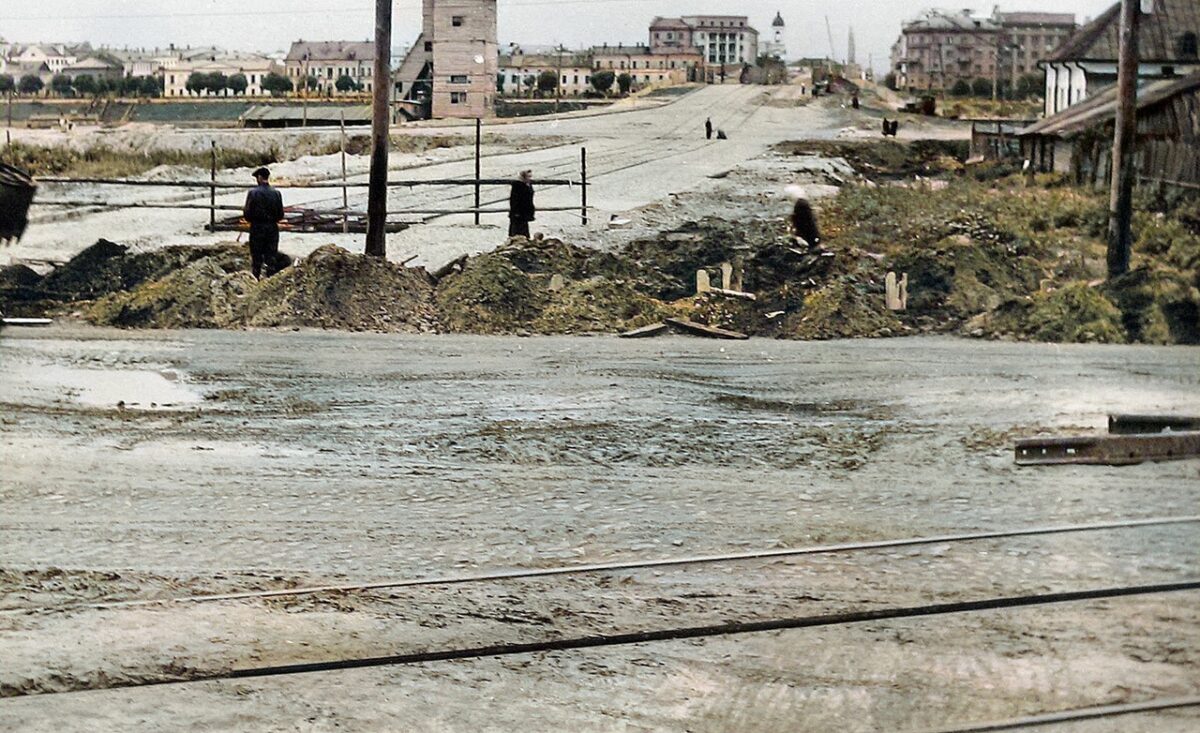 В Твери опубликовали уникальные фотографии строительства Нового моста через  Волгу | ТОП Тверь новости