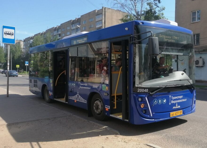 На одном из маршрутов Твери замечен новый автобус
