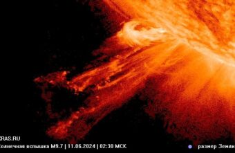 Опубликовано видео солнечной вспышки, которая произошла два дня назад Опубликовано видео солнечной вспышки, которая произошла два дня назад
