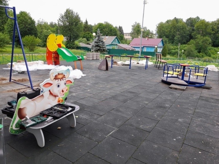 В Андреаполе появится новая детская площадка