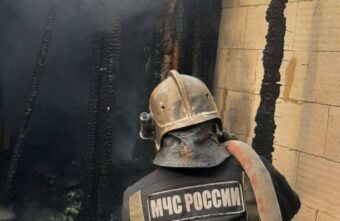 Вечером в Твери сгорел жилой дом Вечером в Твери сгорел жилой дом