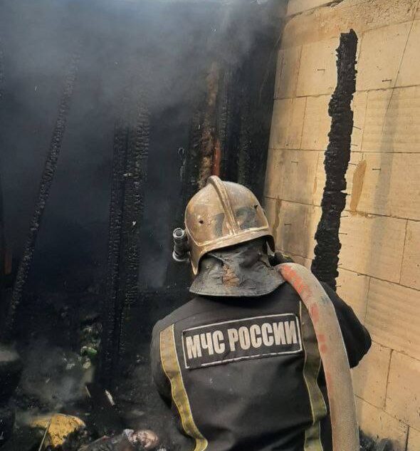 Вечером в Твери сгорел жилой дом