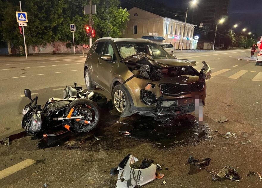 Появились подробности ДТП с участием мотоцикла в Твери