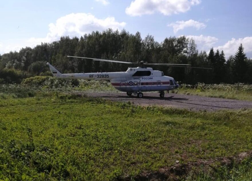 Подростка срочно доставили на вертолете в Тверь