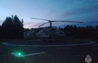 Двух детей доставили в Тверь на вертолёте санавиации Двух детей доставили в Тверь на вертолёте санавиации