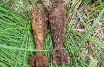 Две миномётные мины времён войны нашли в Тверской области Две миномётные мины времён войны нашли в Тверской области