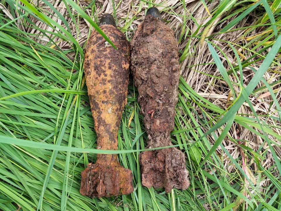 Две миномётные мины времён войны нашли в Тверской области