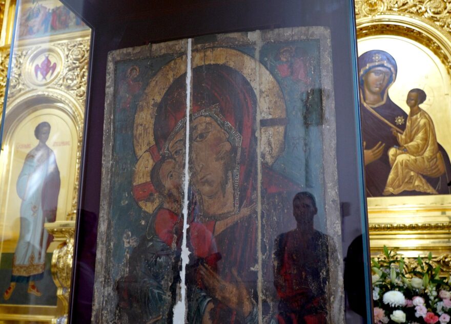 В Спасо-Преображенском соборе Твери находится древнейшая икона Верхневолжья В Спасо-Преображенском соборе Твери находится древнейшая икона Верхневолжья