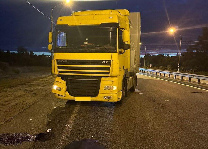 В Тверской области под колеса фуры прыгнул пешеход В Тверской области под колеса фуры прыгнул пешеход