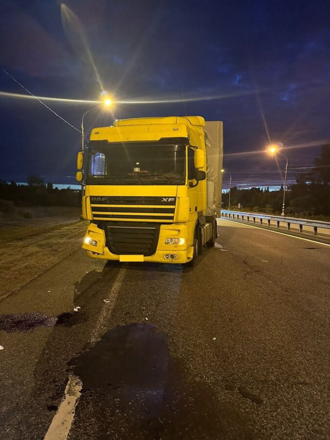 В Тверской области под колеса фуры прыгнул пешеход В Тверской области под колеса фуры прыгнул пешеход