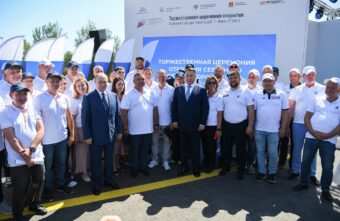 Президент России Владимир Путин в Тверской области открыл движение на Северном обходе Твери