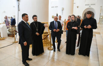 Игорь Руденя проинспектировал ход работ в Спасо-Преображенском соборе Игорь Руденя проинспектировал ход работ в Спасо-Преображенском соборе