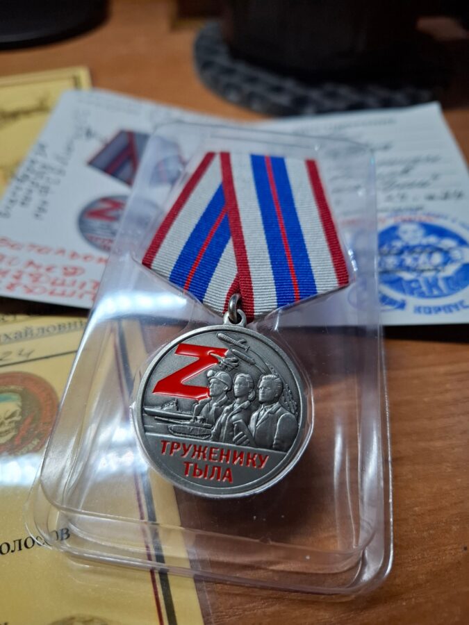 Художницу Марию Грезневу из Тверской области наградили медалью за помощь СВО  