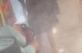 Утром в Твери задымился автобус с пассажирами