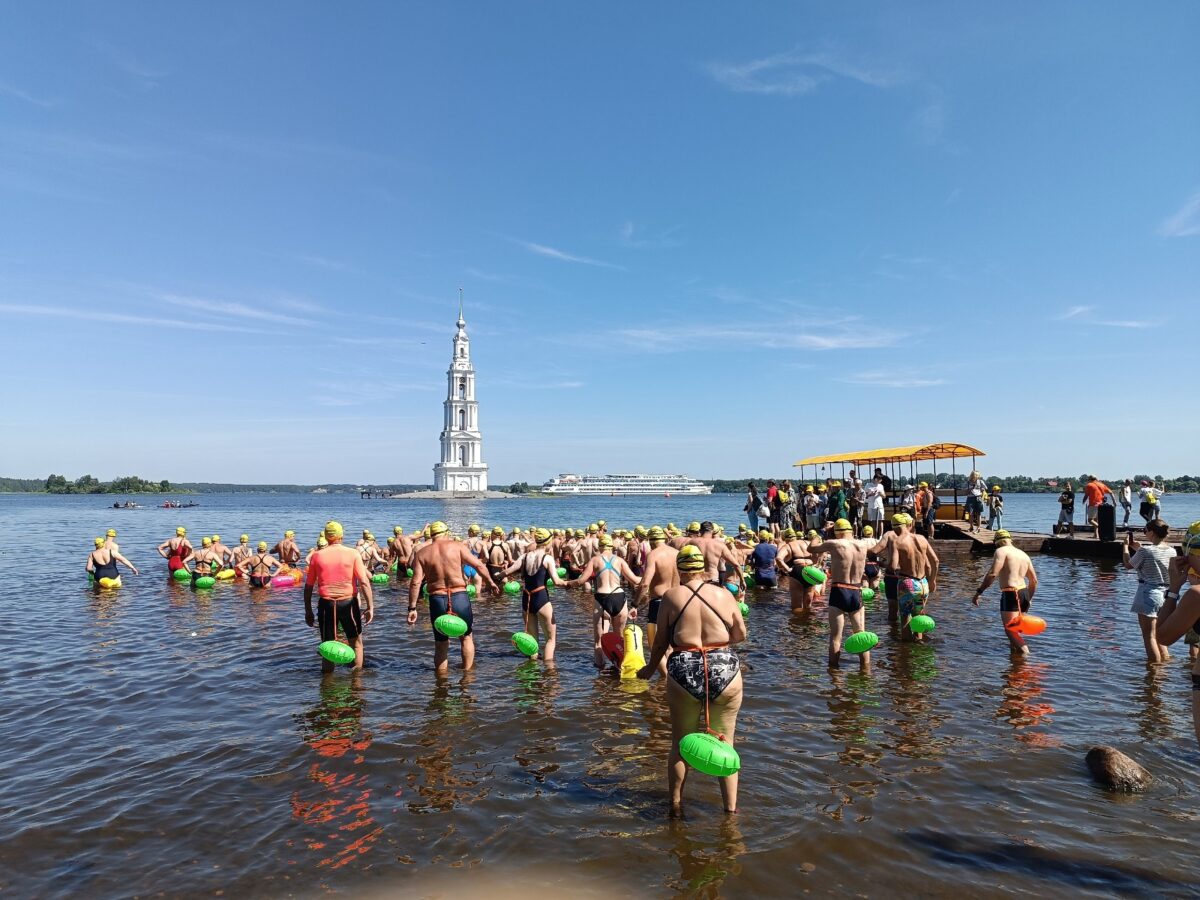 Жители Калязина делятся впечатлениями о заплывах на открытой воде