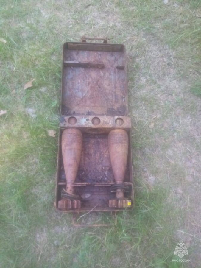 Под Тверью спасатели нашли мины и гранату
