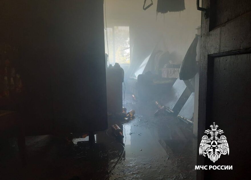 В Твери в пожаре обнаружили тело погибшего