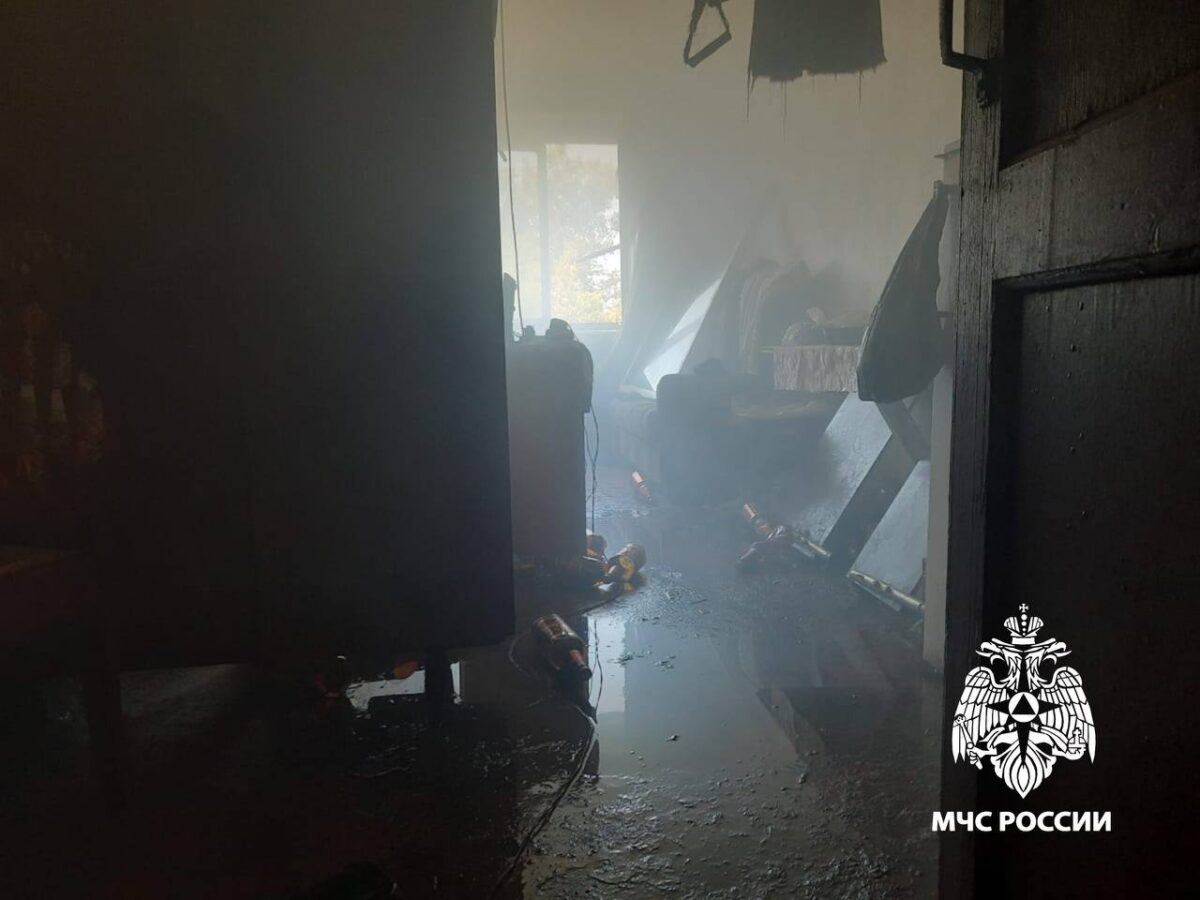 В Твери в пожаре обнаружили тело погибшего