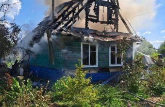 В Тверской области сгорел дачный дом