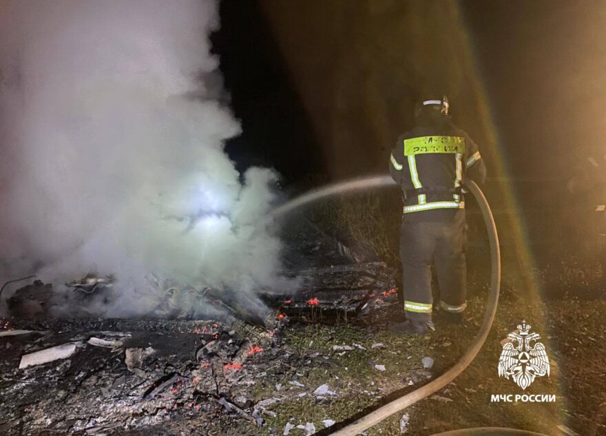 В Тверской области сгорел дотла дачный дом