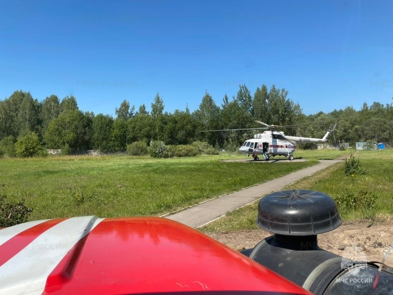 В Тверь срочно эвакуировали мужчину на вертолете санавиации