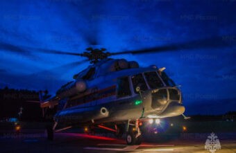 В Тверь вертолет санавиации доставил маленького ребенка