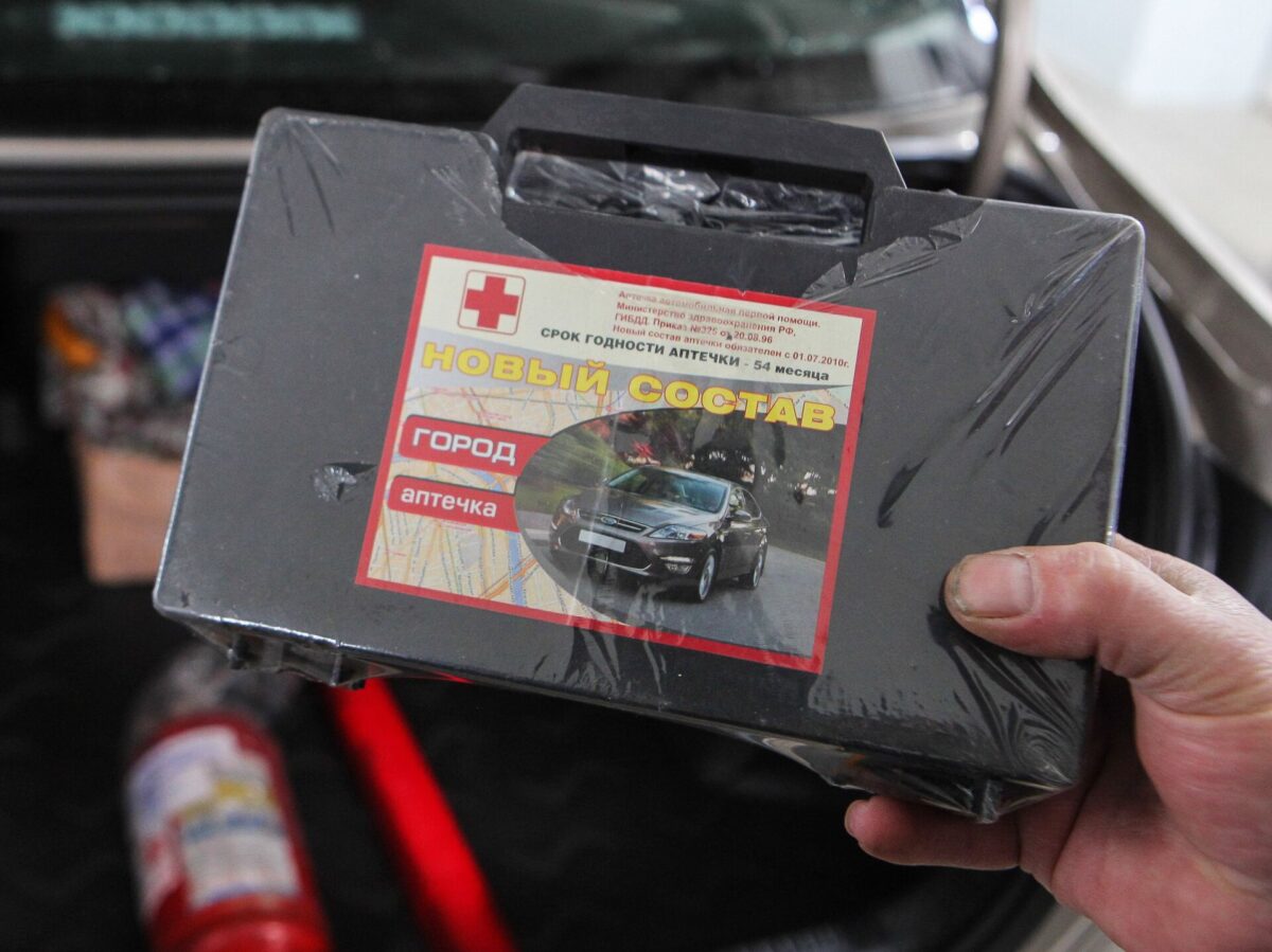 Эксперт сообщила о новом составе автомобильной аптечки