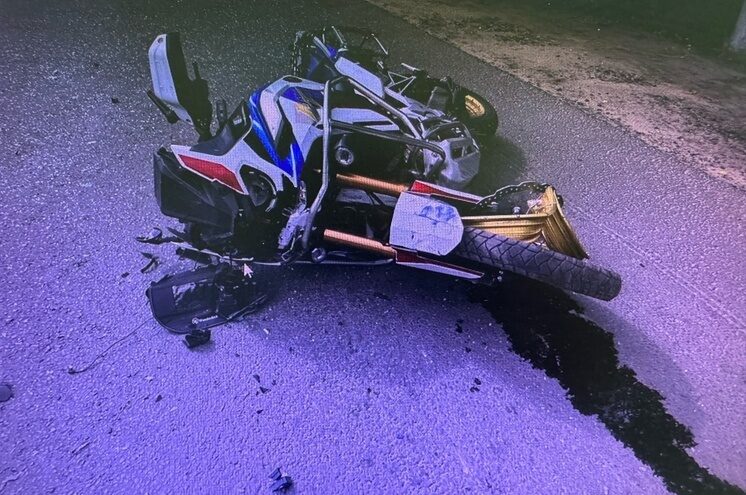 В Тверской области иномарка сбила мотоциклиста