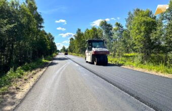 В Тверской области с опережением графика ремонтируют дорогу «Москва – Рига» – Александровка – граница Московской области