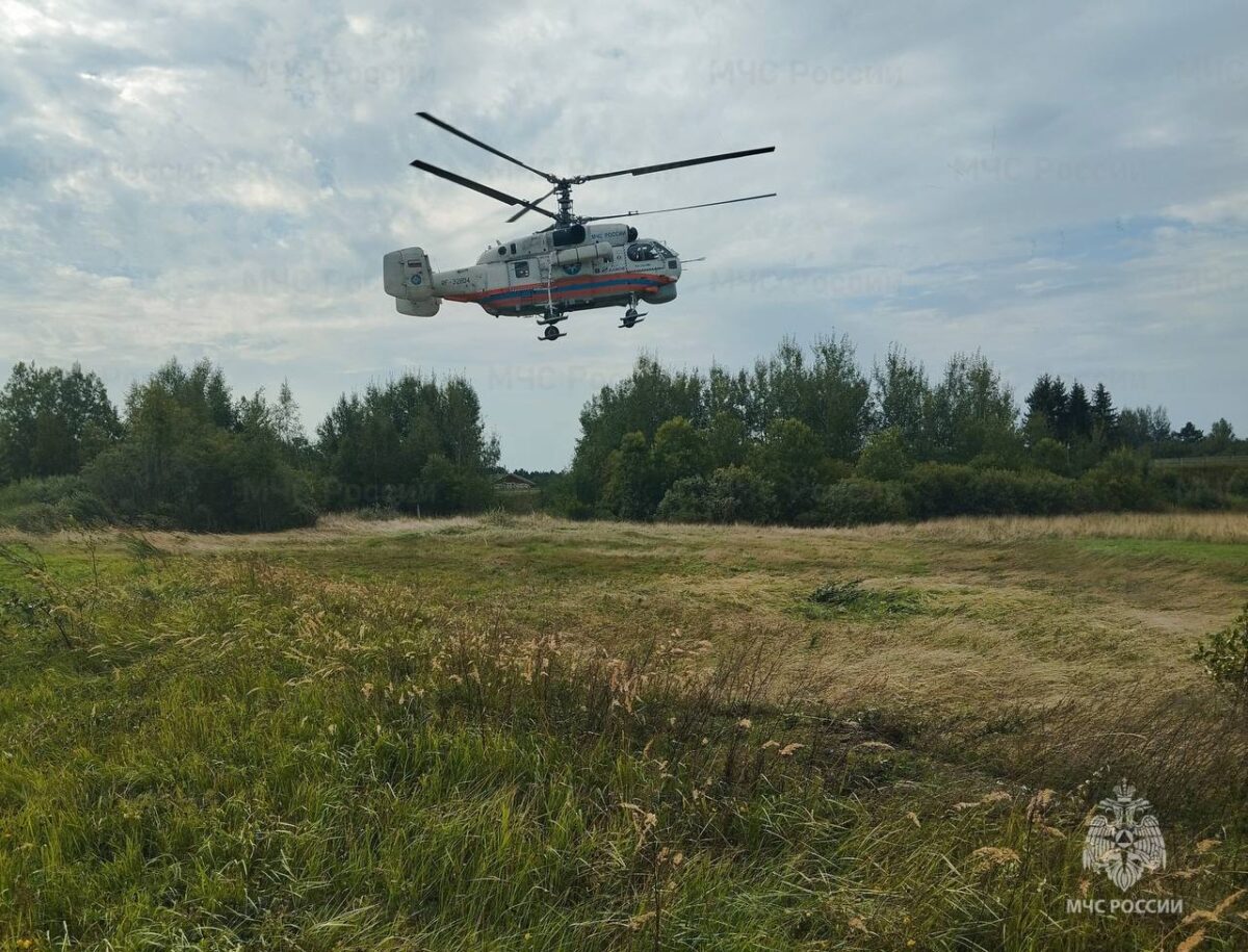 В Тверской области вертолет санавиации оперативно доставил 19-летнюю девушку в больницу