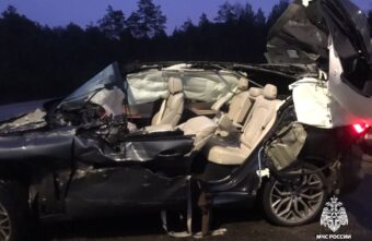 Появилось видео с места смертельного ДТП в Тверской области Появилось видео с места смертельного ДТП в Тверской области