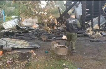 В Тверской области во время тушения пожара в бане нашли тело женщины