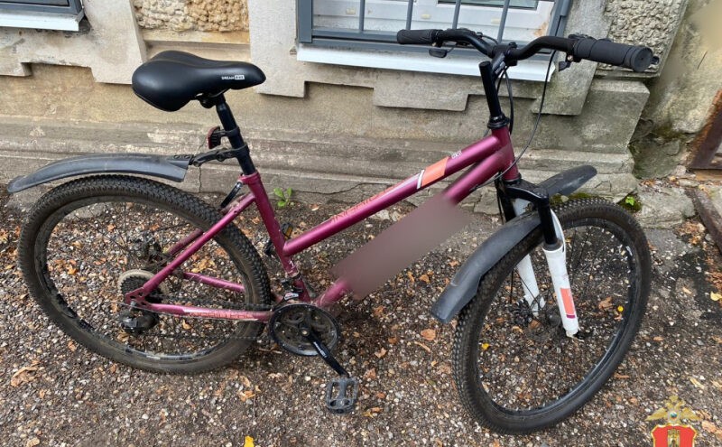 В Тверской области разыскали украденный велосипед