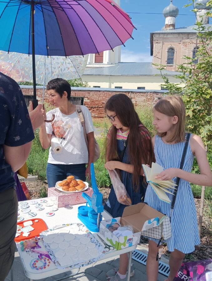 Центр "Волость" организовал детскую ярмарку под Тверью