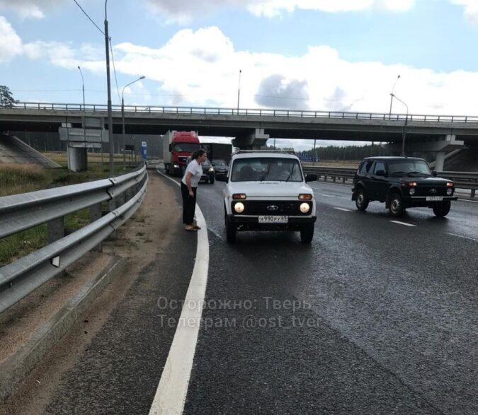 В Тверской области водитель "Нивы" спровоцировал массовое ДТП и уехал по важным делам