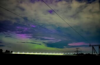 В Тверской области жители наблюдали сильное северное сияние