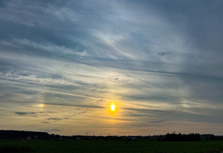 Тверичанам повезло увидеть в небе ложное солнце