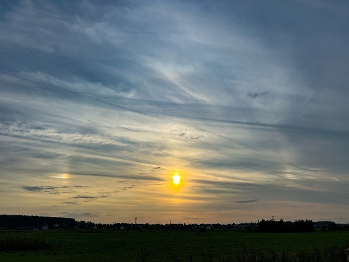 Тверичанам повезло увидеть в небе ложное солнце