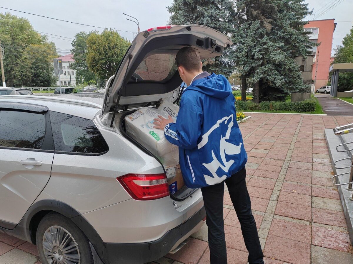 Очередная партия гуманитарной помощи отправлена в Курскую область